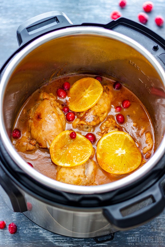 Instant Pot Pressure Cooker Cranberry Chicken