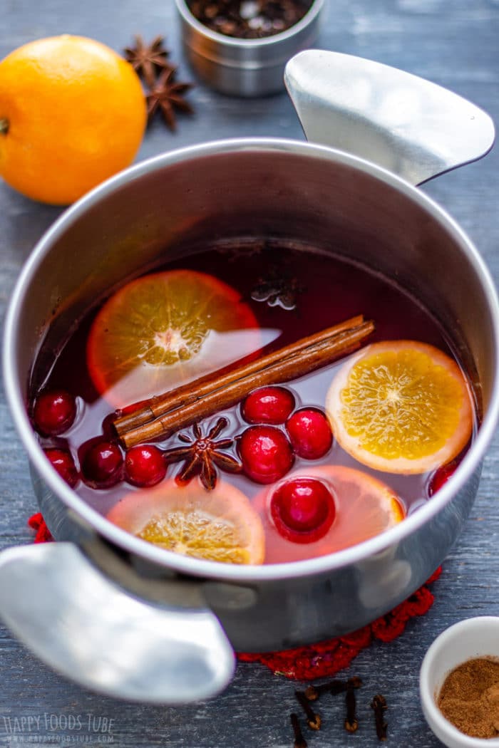 Homemade Non Alcoholic Mulled Wine