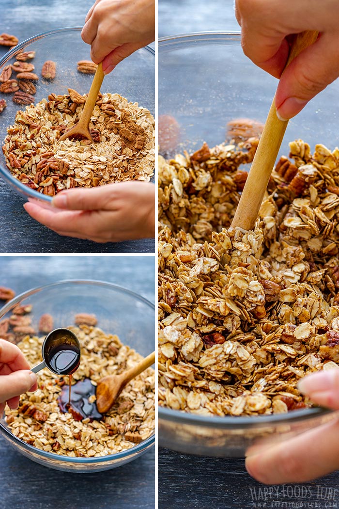 Steps How to Make Gingerbread Granola