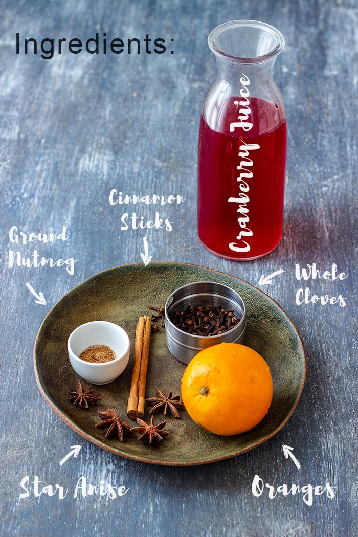 Non Alcoholic Mulled Wine Ingredients