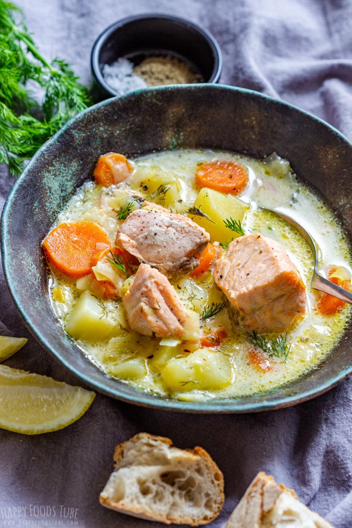 Creamy Salmon Soup