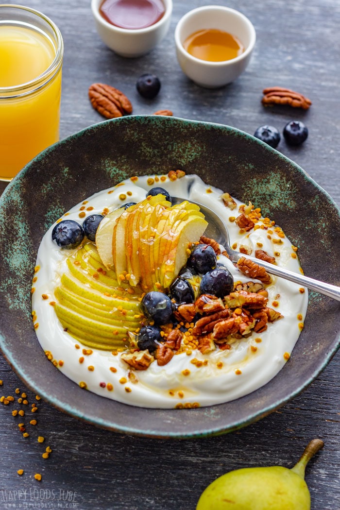 Greek Yogurt Breakfast Bowl Toppings