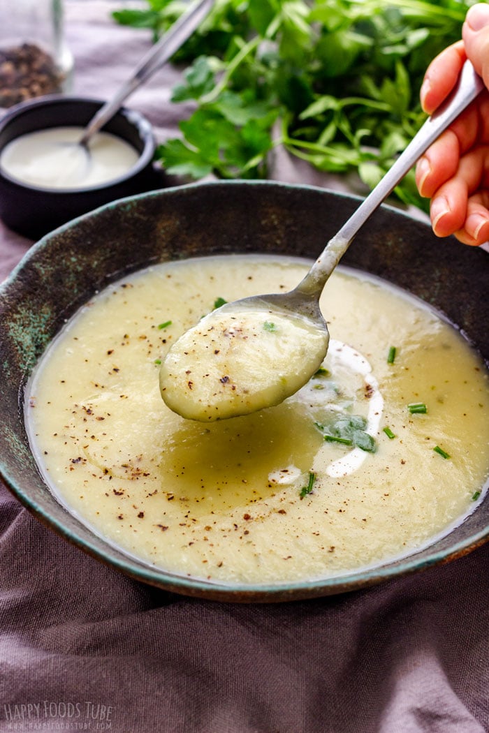 Instant Pot Potato Leek Soup Recipe - Pressure Cooker Potato & Leek Soup