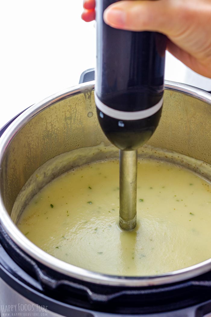 How to make Potato Leek Soup in Instant Pot Step 3