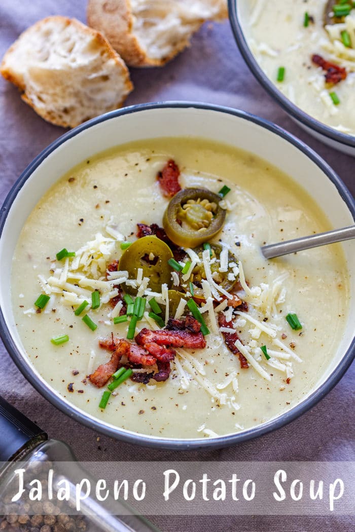 Spicy Jalapeno Potato Soup Pin