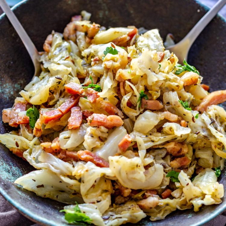 Cabbage and Bacon Recipe Happy Foods Tube