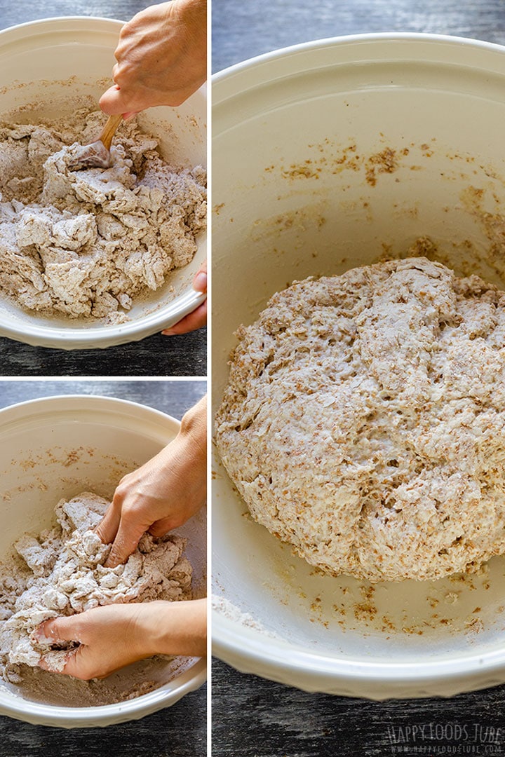 How to make Soda Bread from Scratch Step 2 Collage