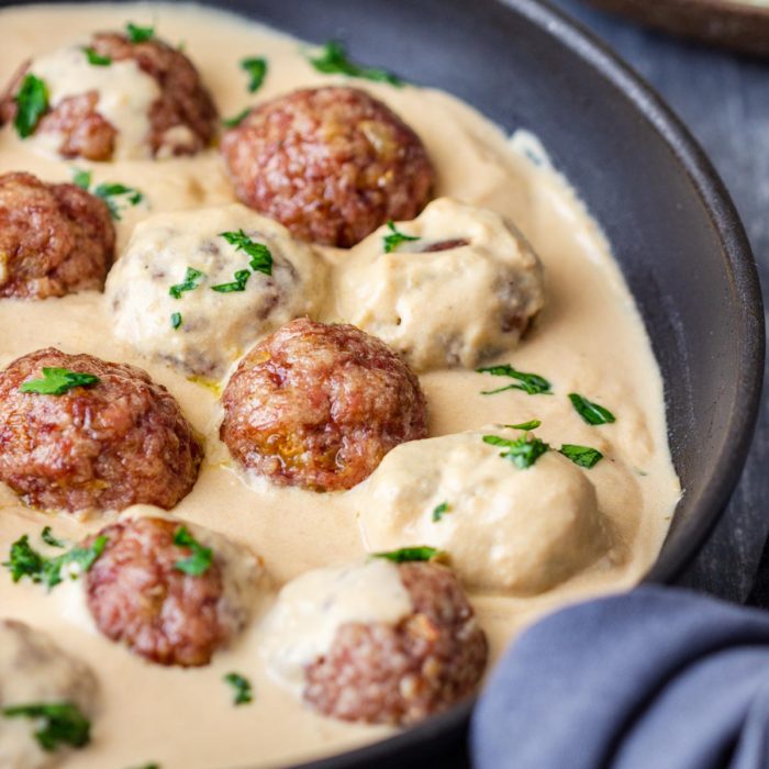 Oven Baked Swedish Meatballs