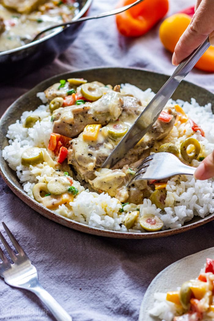 Creamy Boneless Skinless Chicken Thighs Recipe Happy Foods Tube