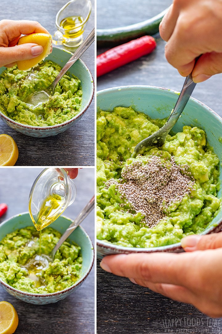 How to make Avocado Spread picture collage