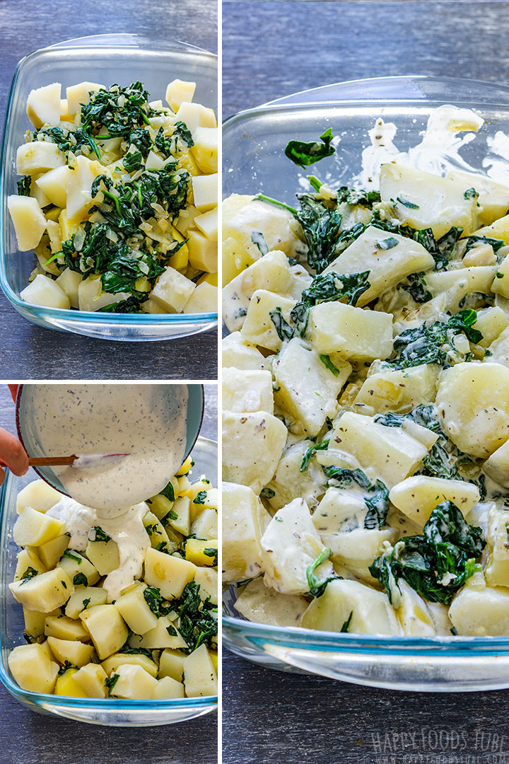 How to make Spinach Potato Casserole Step 2