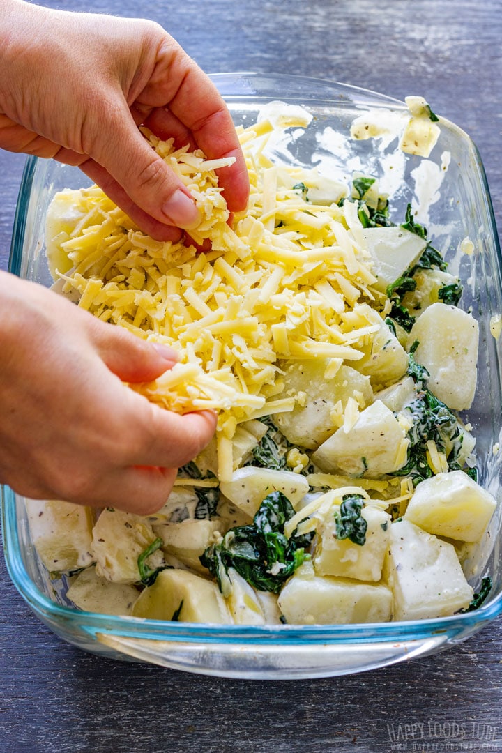 How to make Spinach Potato Casserole Step 3