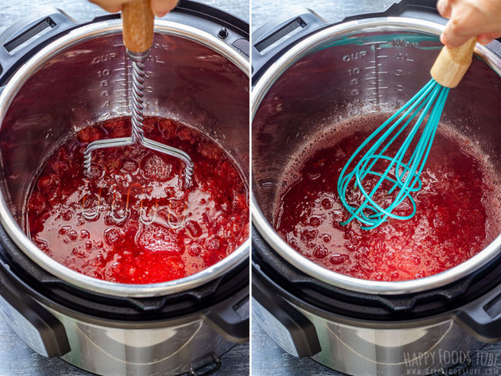 How to make Strawberry Sauce in an Instant Pot Step 3