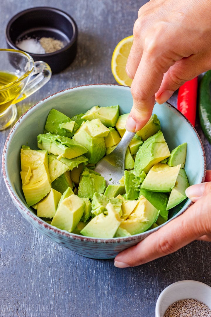 Mashing Avocados