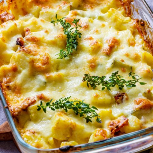 Potato Bacon Casserole Recipe Happy Foods Tube