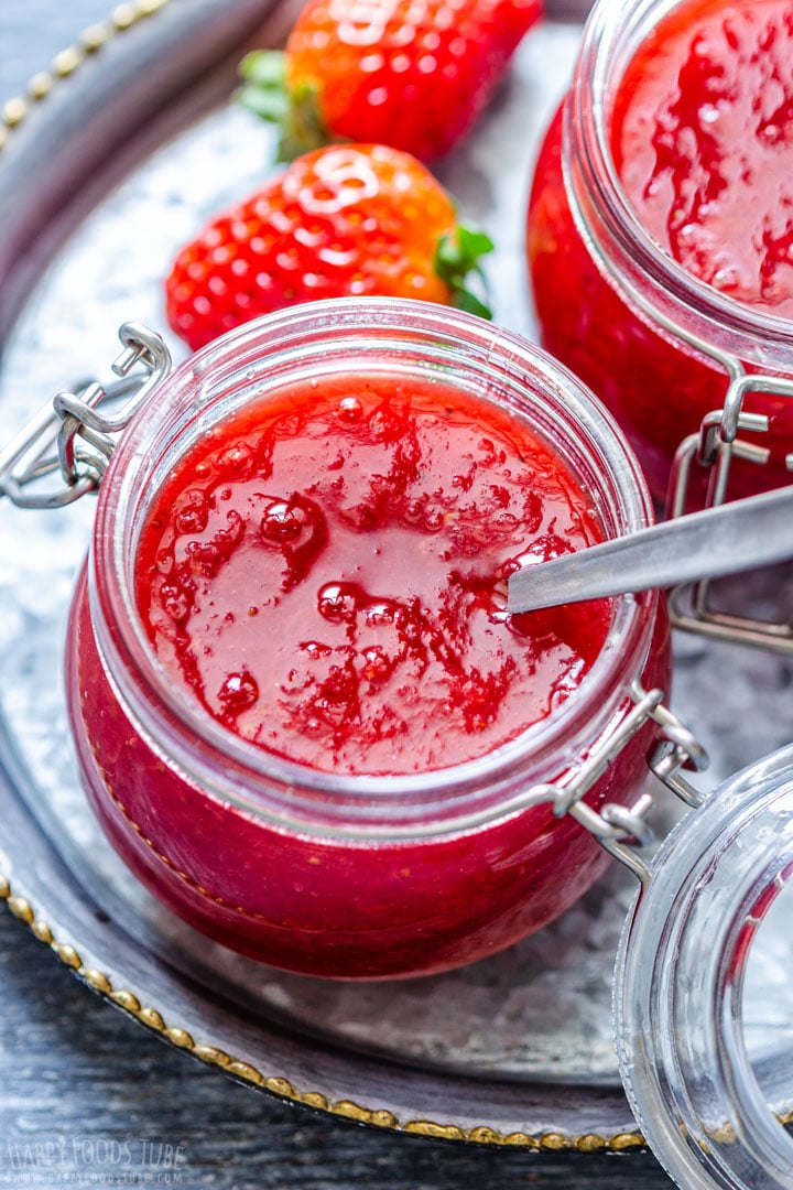 Pressure Cooker Strawberry Sauce