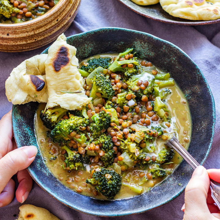 Homemade Broccoli Curry