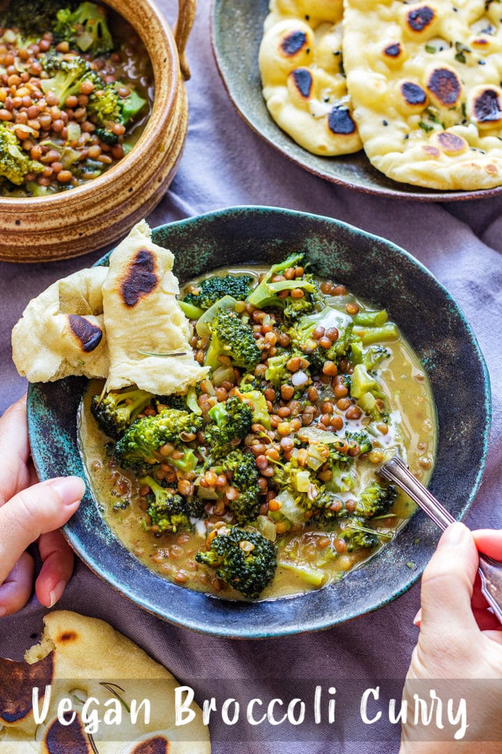 Vegan Broccoli Curry Pin