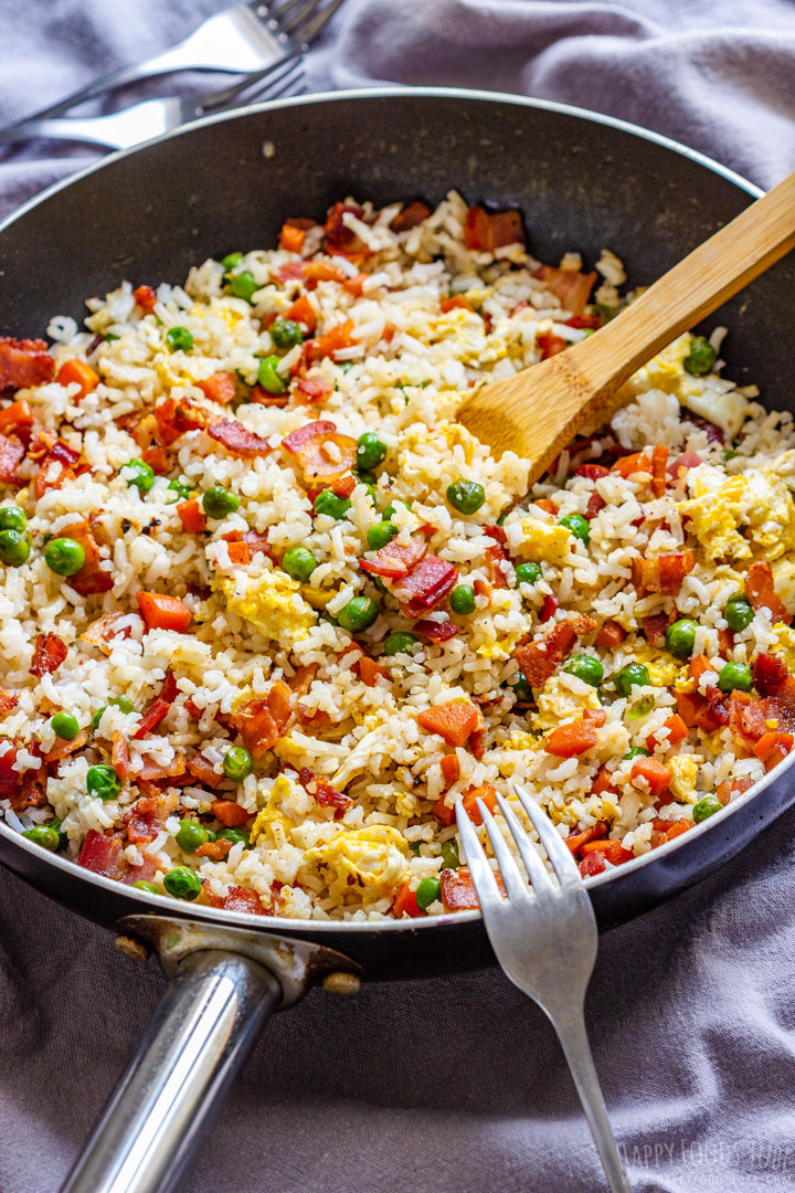 Homemade Bacon Fried Rice