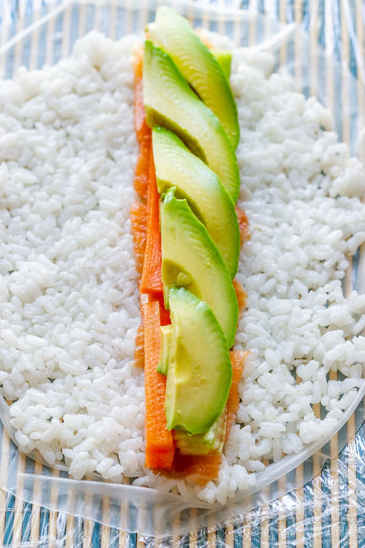 Rice Paper Sushi Recipe - Happy Foods Tube