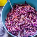Homemade Red Cabbage Coleslaw