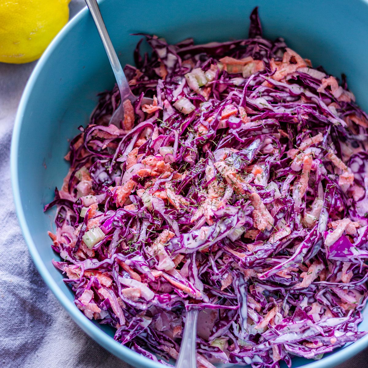 Creamy Red Cabbage Coleslaw Recipe Happy Foods Tube,Thermofoil Cabinets Peeling
