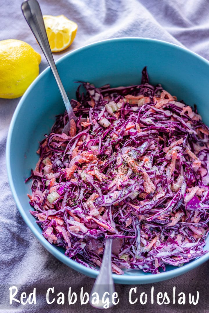 Red Cabbage Coleslaw Pin