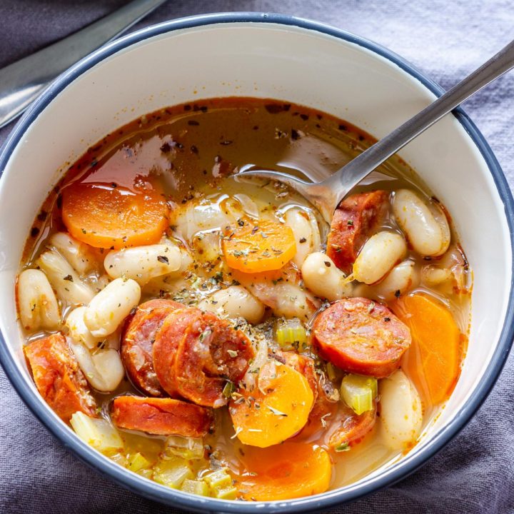 White Bean Soup with Chorizo