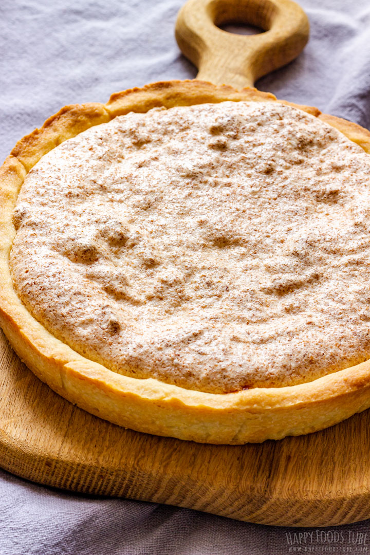 Homemade Strawberry Coconut Tart