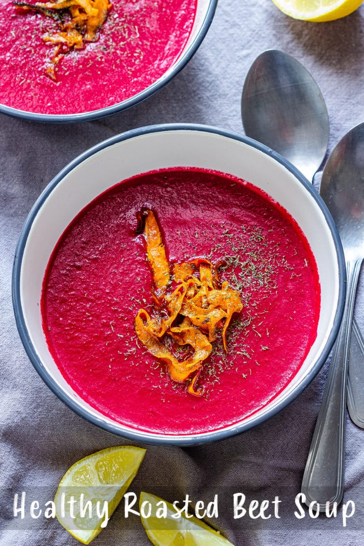 Oven Roasted Beet Soup Pin