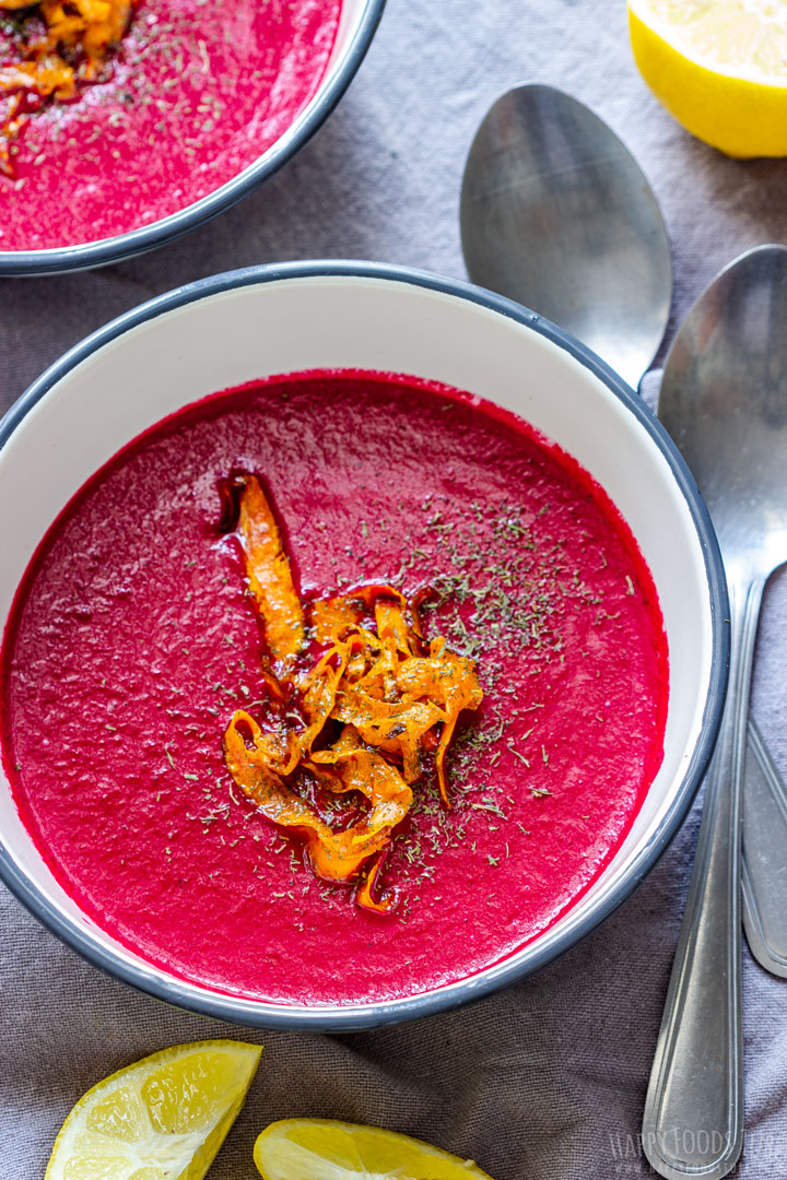 Homemade Roasted Beet Soup