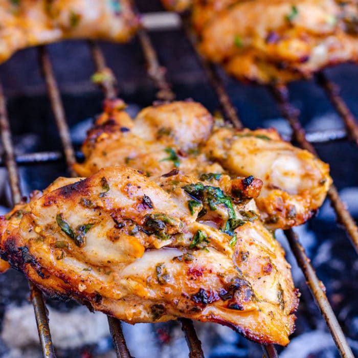 Spicy Grilled Chicken Thighs