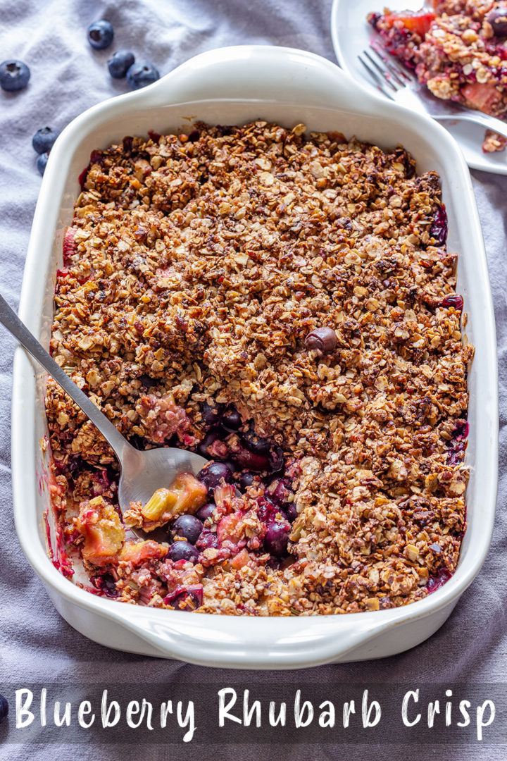 Blueberry Rhubarb Crisp Pin