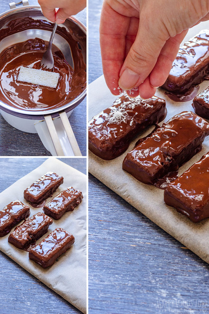 No Bake Homemade Bounty Chocolate Bars Recipe Happy Foods Tube