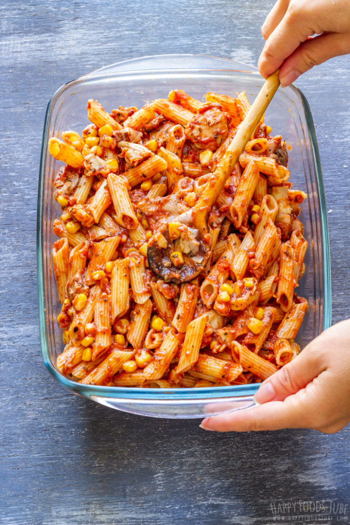 Easy Chicken Pasta Casserole Recipe Happy Foods Tube