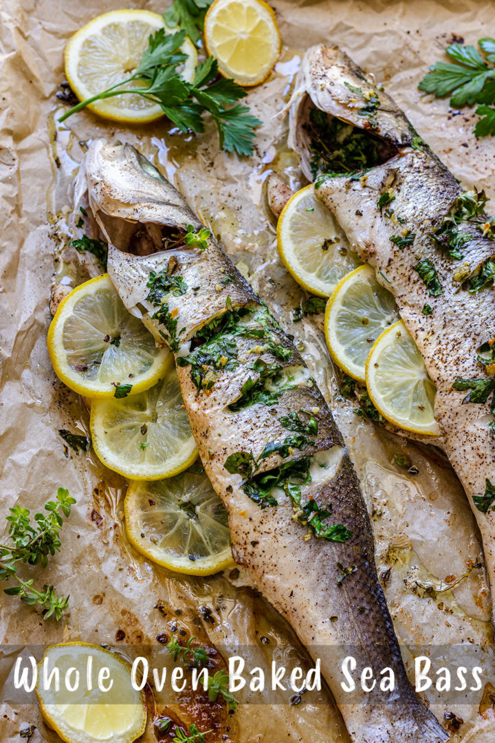 Oven Baked Sea Bass Pin
