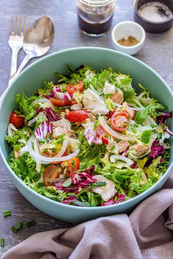 Homemade Tossed Salad with Tuna