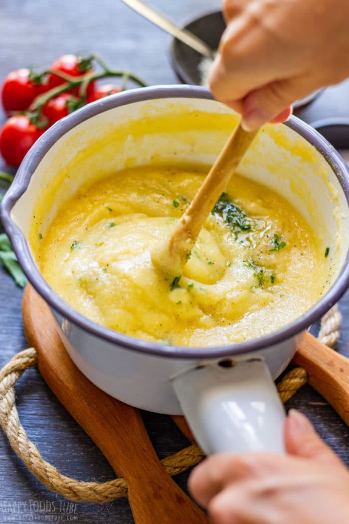 Creamy Polenta Recipe Happy Foods Tube