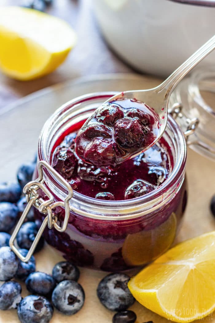 Homemade Blueberry Sauce Recipe Happy Foods Tube