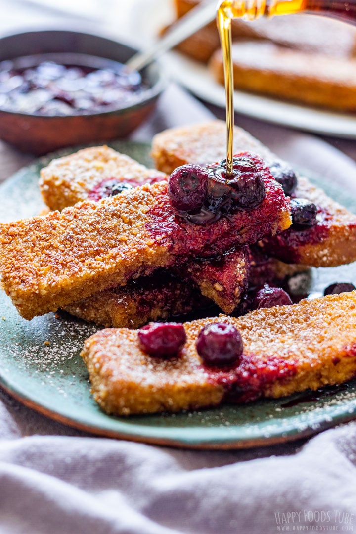 Drizzle Maple Syrup on French Toast Sticks