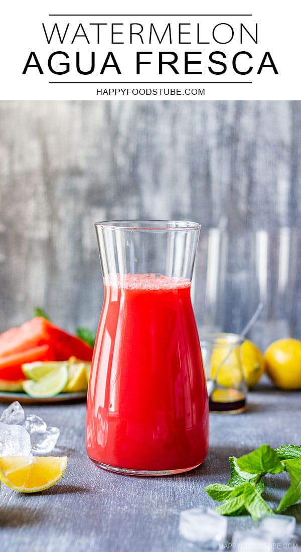 Watermelon Agua Fresca Pin