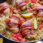 Bacon wrapped chicken thighs recipe