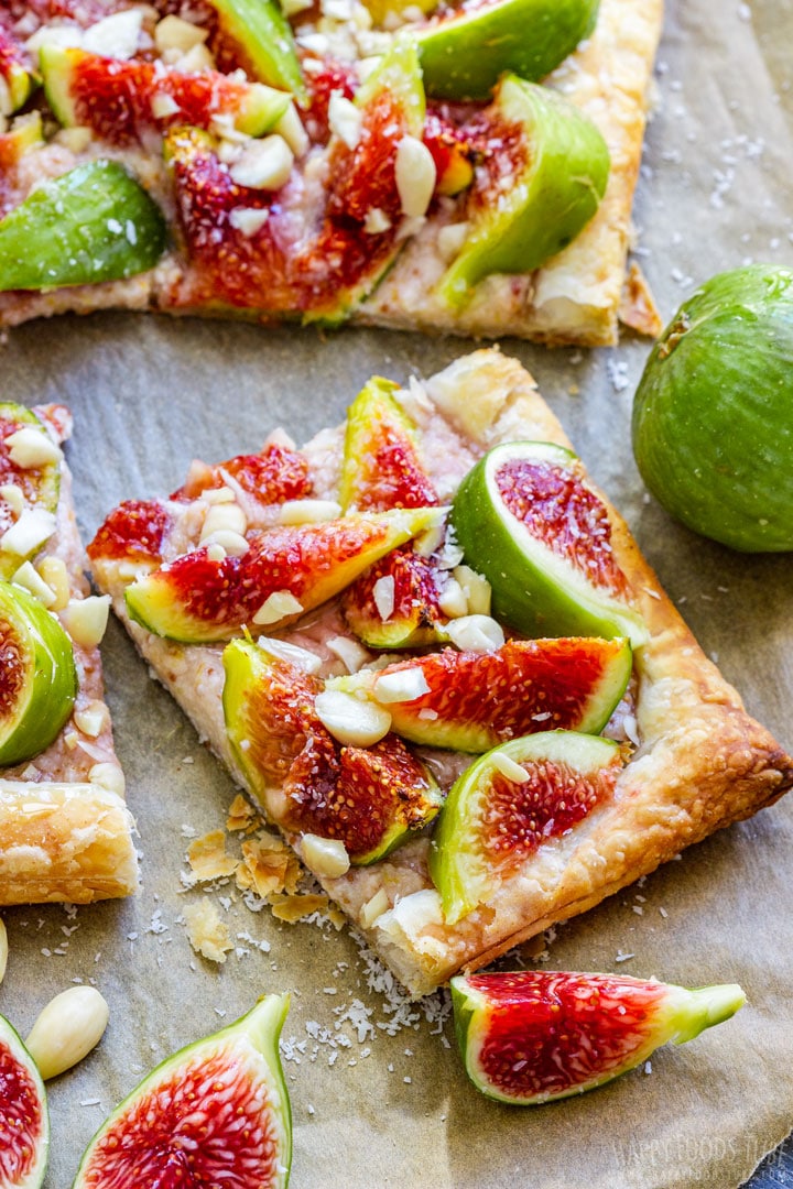 Fig tart with fresh figs