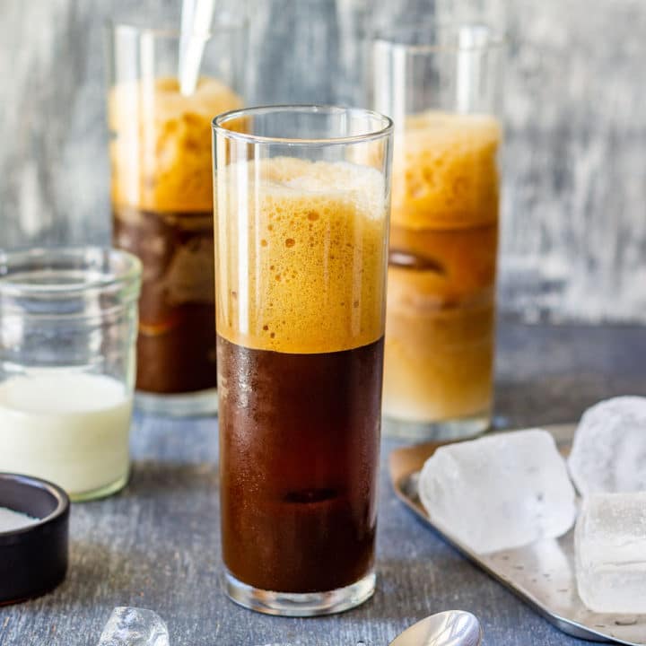 Greek-style frappe without sugar