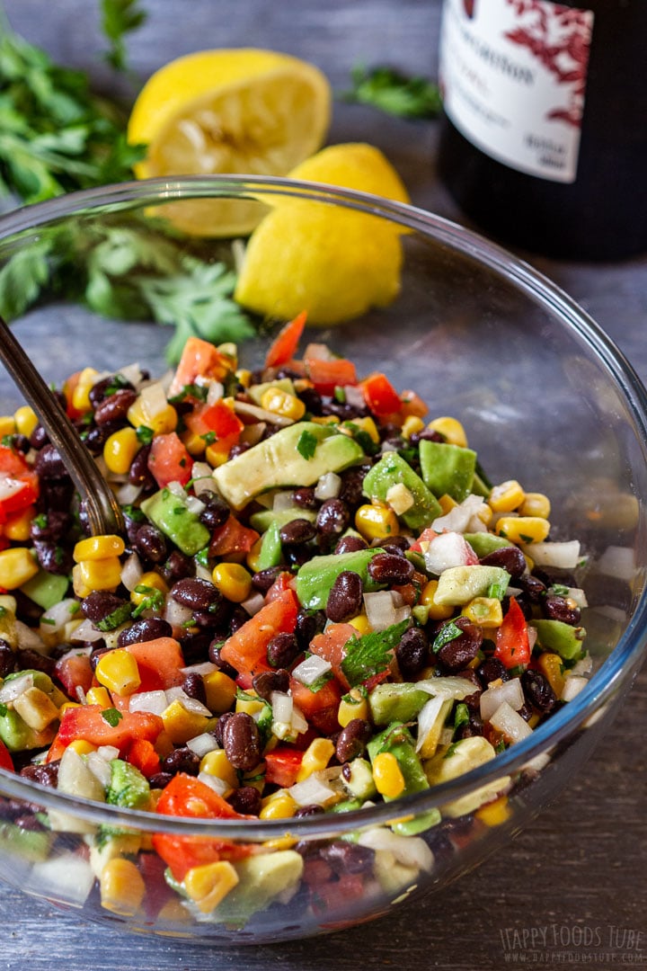 Black bean and corn salad