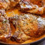 Cast iron pork chops recipe