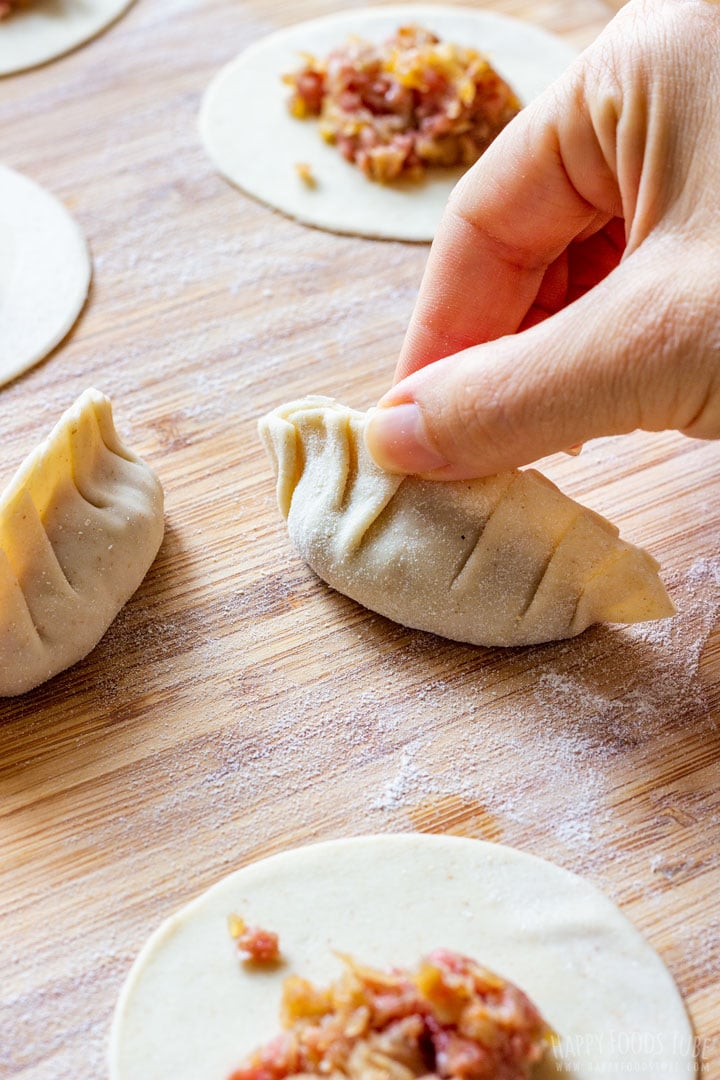 How to make gyoza step 4