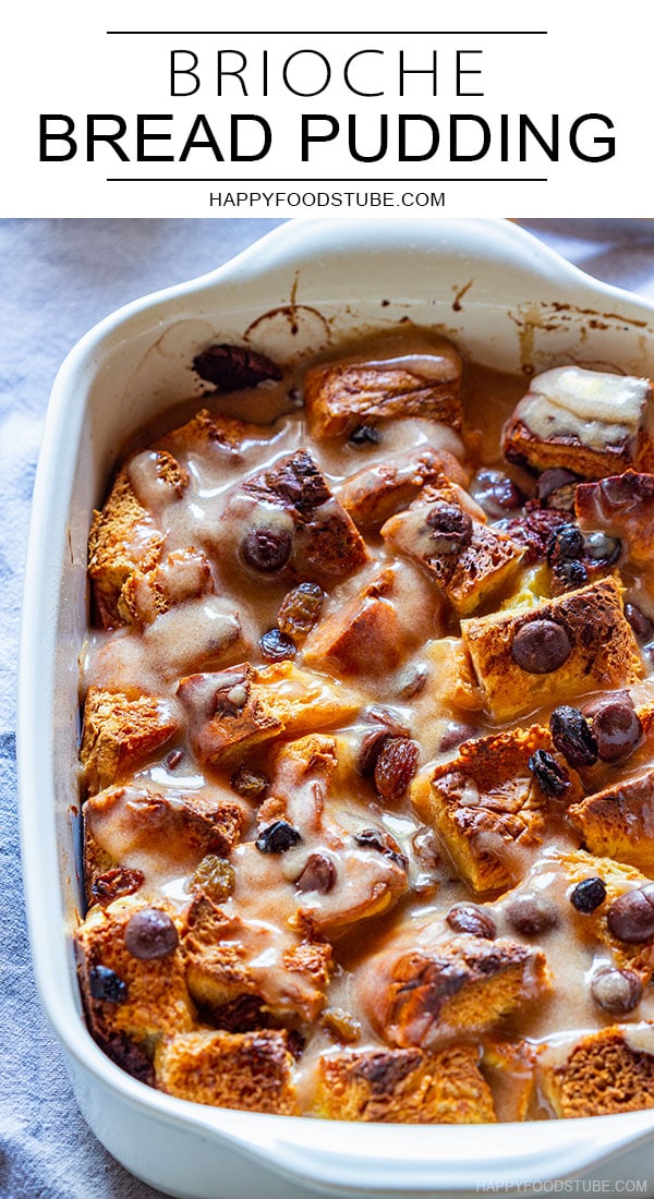 Brioche bread pudding image