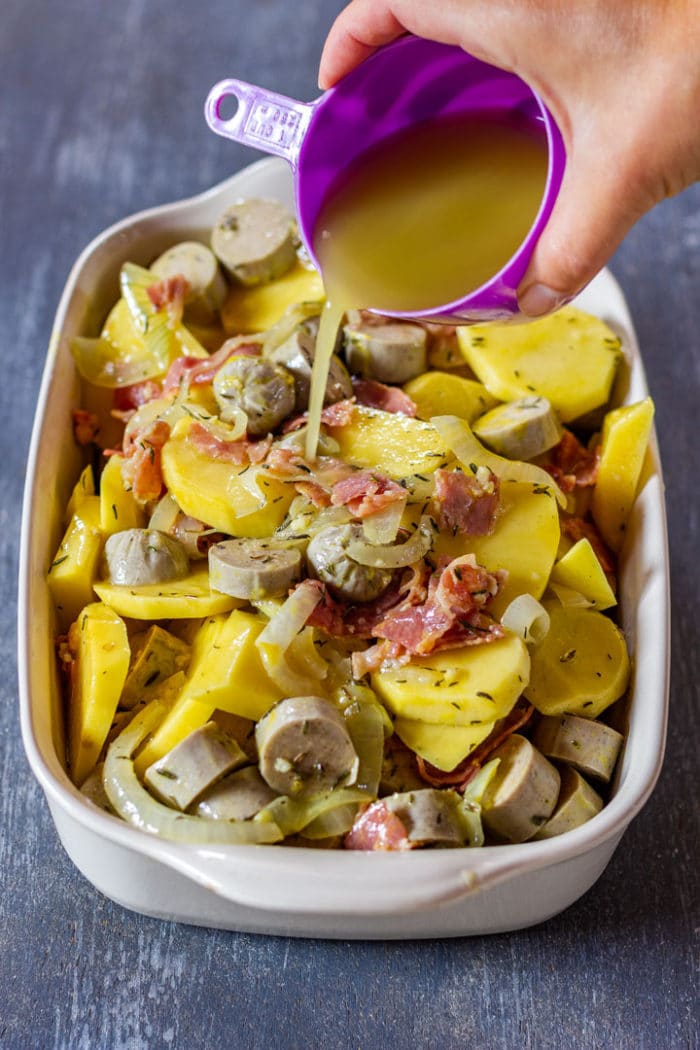 Bratwurst Casserole Recipe Happy Foods Tube