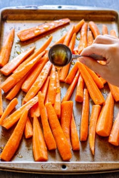How to make roasted carrot soup step 1